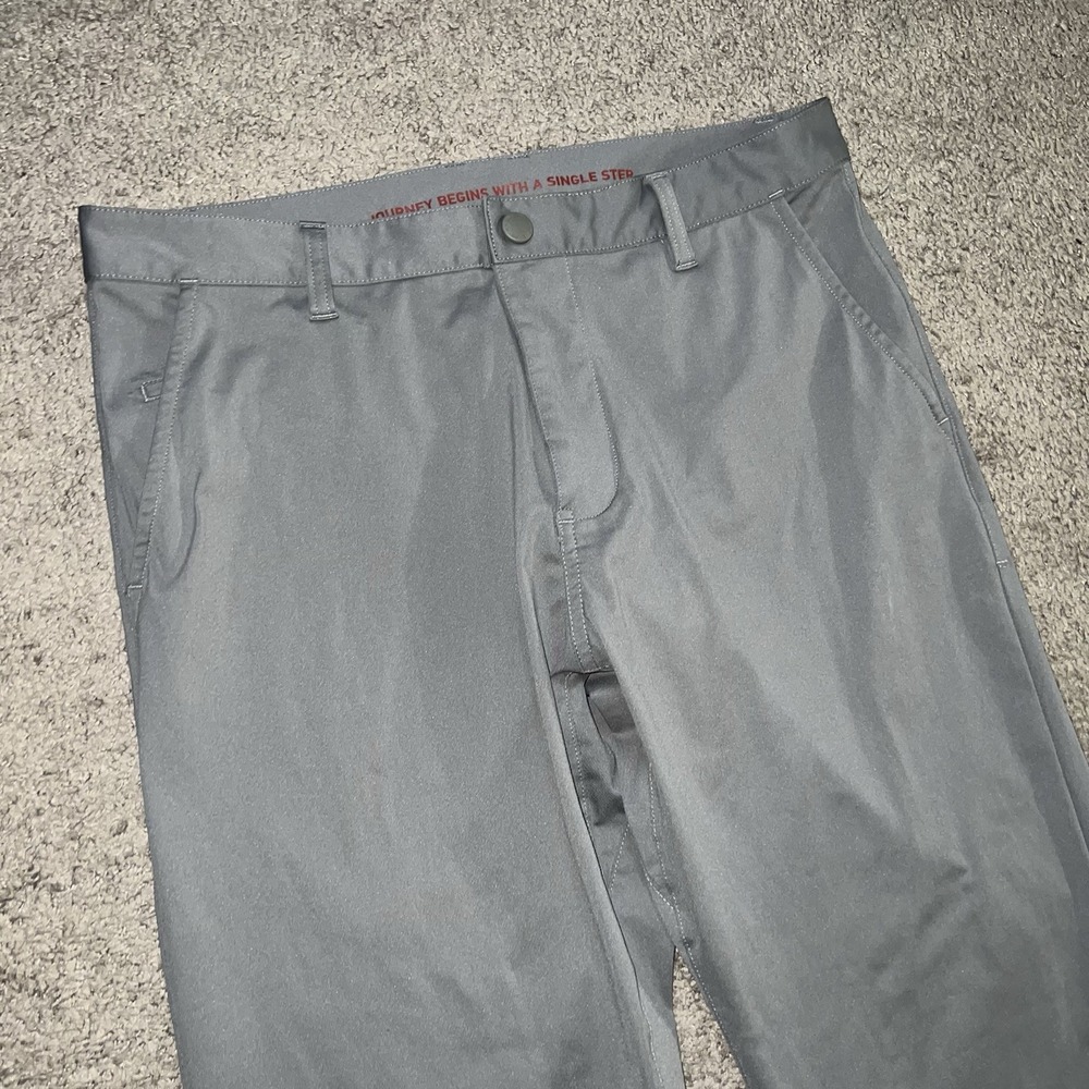 Rhone Pants Mens Commuter Slim Stretch Gray 32x30 Performance Chino